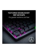 Razer Huntsman V3 Pro Esports Gaming Keyboard: Analog Optical Switches - Razer Snap Tap - Rapid Trigger - Adjustable Actuation - Media Keys & Dial - Doubleshot PBT Keycaps - Wrist Rest - Black — view 3