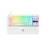 Razer - Huntsman V3 Pro TKL Wired Analog Optical Esports Keyboard with Snap Tap Mode Rapid Trigger and Adjustable Actuation - White