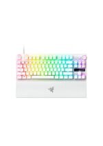 Razer - Huntsman V3 Pro TKL Wired Analog Optical Esports Keyboard with Snap Tap Mode Rapid Trigger and Adjustable Actuation - White