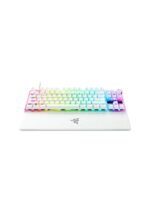 Razer - Huntsman V3 Pro TKL Wired Analog Optical Esports Keyboard with Snap Tap Mode Rapid Trigger and Adjustable Actuation - White — view 3