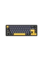 ATTACK SHARK X65 HE Wired Rapid Trigger Magnetic Switch 65% Mechanical Gaming Keyboard, Hall Effect Top Mounted RGB Hot Swap, Adjustable Actuation, 8KHZ Polling Rate, PBT Keycaps for Win/Mac (Star Black) (عربي)