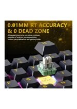 ATTACK SHARK X65 HE Wired Rapid Trigger Magnetic Switch 65% Mechanical Gaming Keyboard, Hall Effect Top Mounted RGB Hot Swap, Adjustable Actuation, 8KHZ Polling Rate, PBT Keycaps for Win/Mac (Star Black) (عربي) — view 2