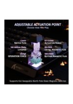 ATTACK SHARK X68 HE Rapid Trigger Mechanical Gaming Keyboard 60% Wired TKL with Adjustable Actuation,Hall Effect Magnetic Switch,8KHz Polling Rate,RGB Backlit,Top Mount for PC Mac Esport Gamer(Black) (عربي) — view 2