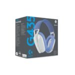 Logitech G435 LIGHTSPEED Wireless (White) Dual Mode (2.4GHz & Bluetooth) Gaming Headset , Dolby Atmos, Lightweight, USB-C Charging , Upt To 18 Hours, Multi Platform Support