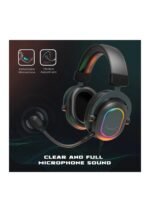 FIFINE AmpliGame H6 USB Headset for PC Gaming with RGB, In-line Controls of 7.1 Surround Sound, EQ modes Volume & Mute — view 3
