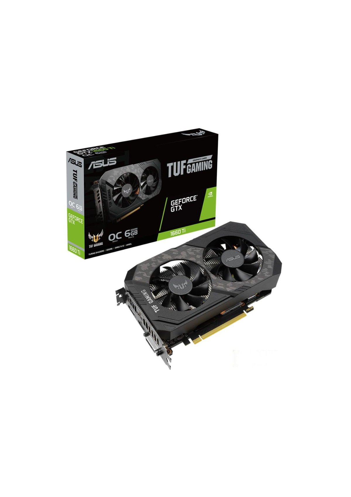 ASUS TUF Dual Fan GTX 1660 Ti Used — Image 1 Asus Tuf Dual Fan GTX 1660 Ti